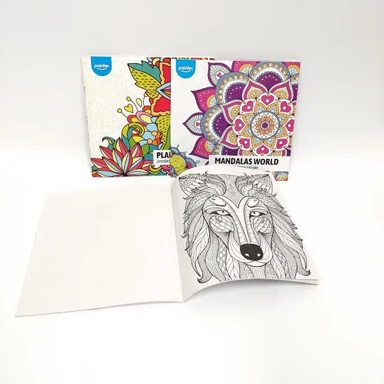 Libro De Mandala Pointer Para Colorear 18 Hojas X 2
