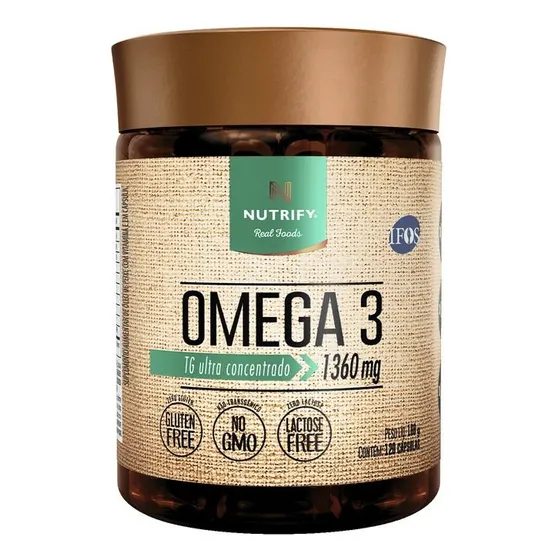 Ômega 3 Tg Ultra Concentrado Nurify 120 Cápsulas
