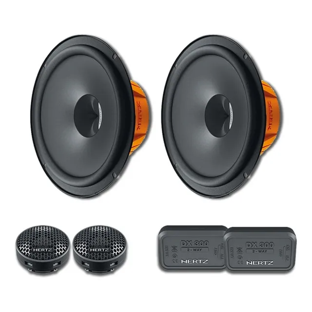 Kit Hertz Disk 165.3 de 6 pulgadas y 160 W, 2 vías (par)