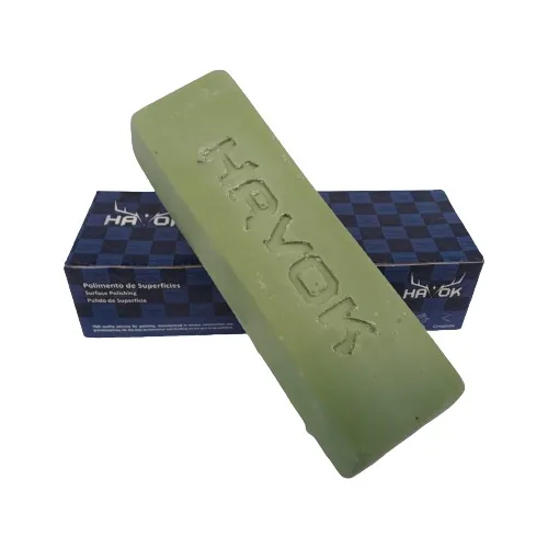 Massa Abrasiva Verde Polimento Em Aço 1kg - Metais Em Geral