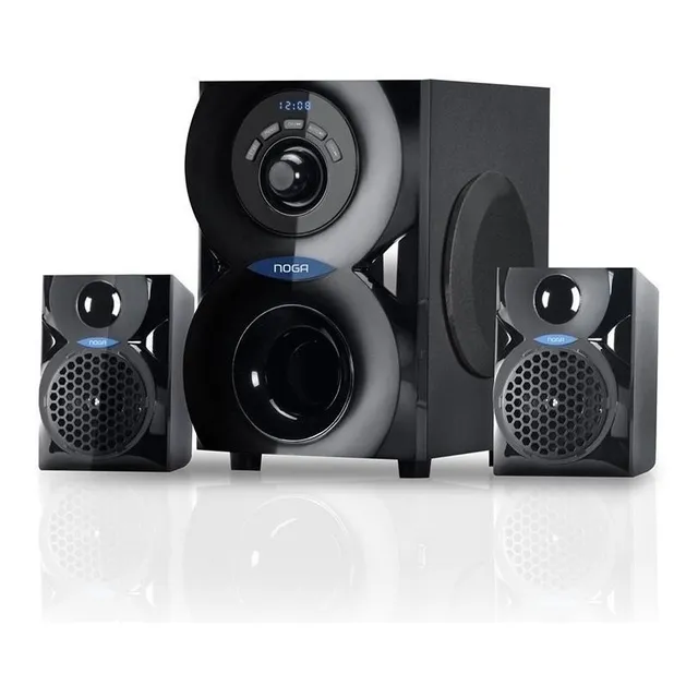 HOME THEATER BLUETOOTH EQUIPO MÚSICA INALÁMBRICO NOGA SPARK COLOR NEGRO