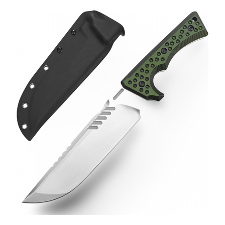 Faca Tatica Full Tang Cabo G10 Lamina Aus-10 8mm Faca Tatica Full Tang Cabo G10 Lamina Aus-10 8mm