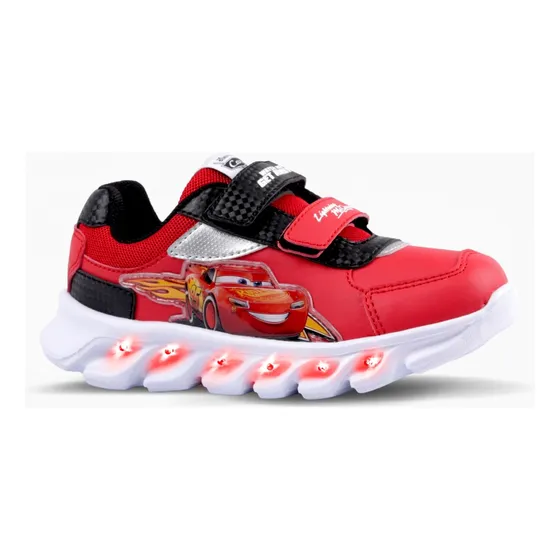 Zapatilla Cars Rayo Roja Con Luz Al Pisar (26-32)