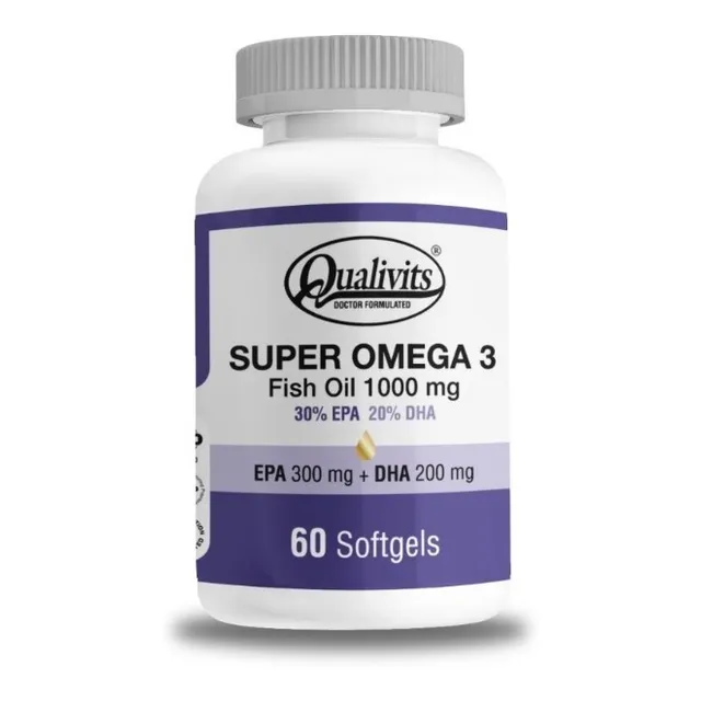 Super Omega 3   Qualivits  60 Capsulas