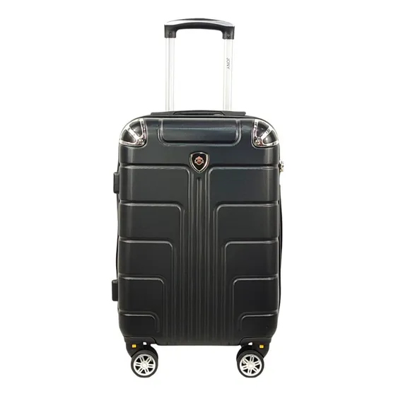 Maleta Jony 003-6 34cm De Ancho X 55cm De Alto X 20cm De Profundidad Color Negro Diseño Rayas