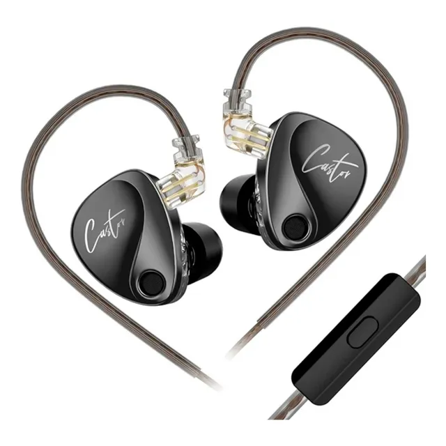 Audífonos Kz Castor Bass Edition Microfono In Ear 4 Driver