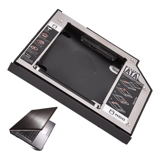 Adaptador Caddy Sata 2.5 Hdd Ssd Disco Duro Laptop 9.5mm