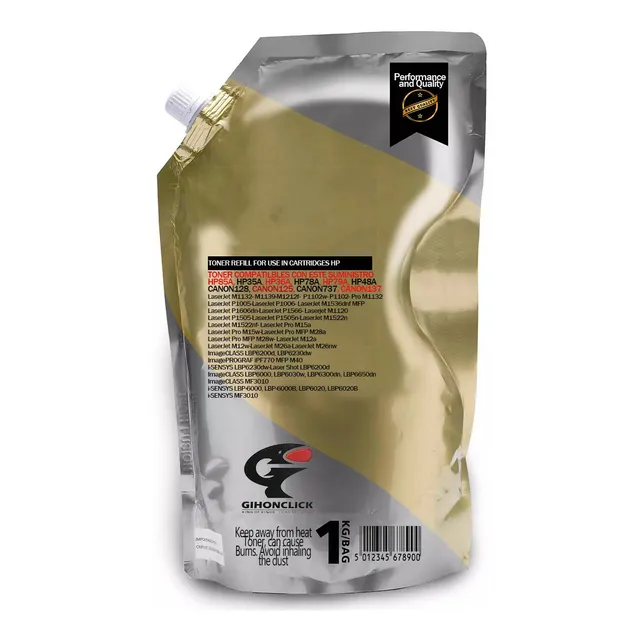 Kilo Toner Para Hp85a Hp35a Hp78a Hp79a Hp48a Hp36a Canon125