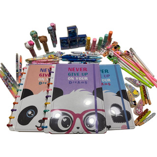 Kit Papelaria Fofa 15 Itens Kawaii Com Caderno Inteligente Kit Papelaria Fofa 15 Itens Kawaii Com Caderno Inteligente