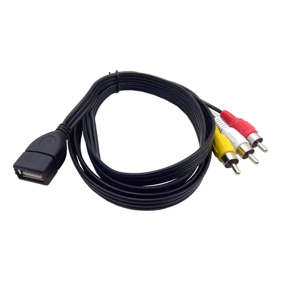 Cable Usb Haokiang Pie Ft Hembra Conector Rca Macho Divisor