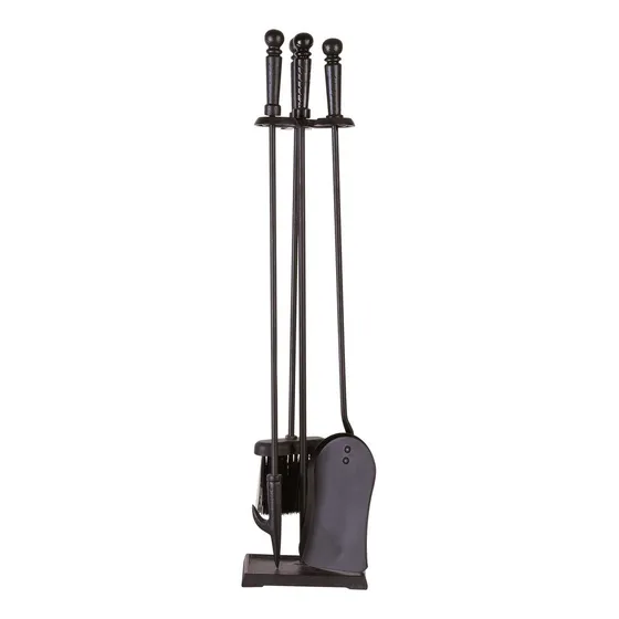 Atizador 7b Negro Base Rectangular