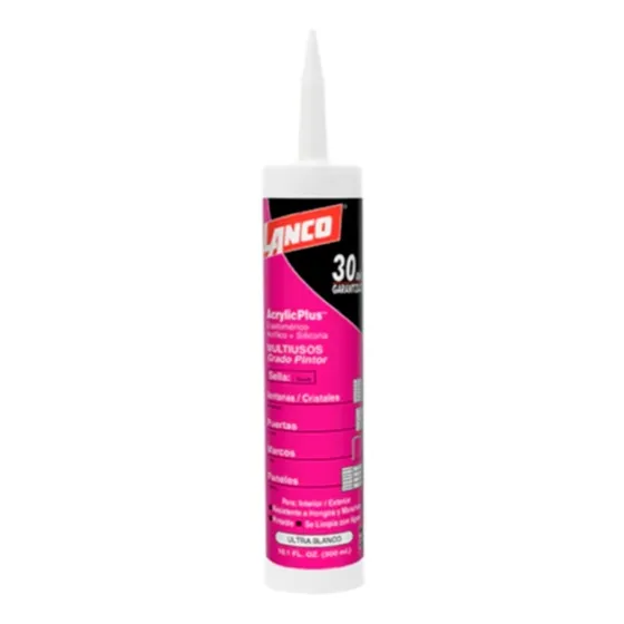 Sellador Acrílico Pintable Flex 300 Ml | Lanco Antihongo