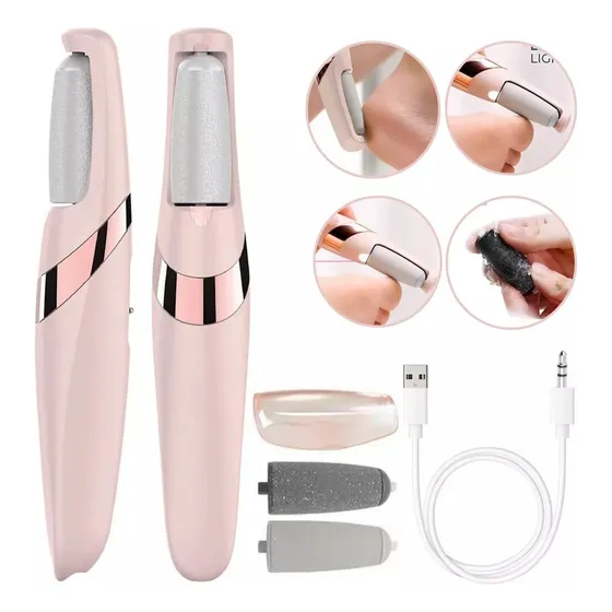 Lima Electrica Exfoliante Pies Usb Pedicuria + Repuestos