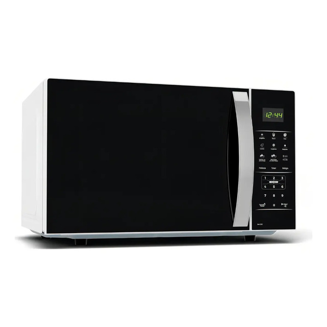 Micro-ondas Britânia Modelo Bmo38 Preto E Branco 127v Micro-ondas Britânia Modelo Bmo38 Preto E Branco 127v