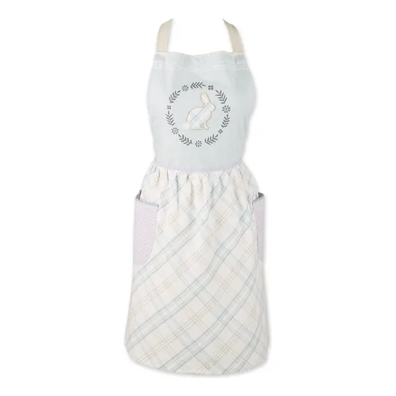 Delantal Mujer Ajustable Bolsillo Lazo Extra Largo Coleccion