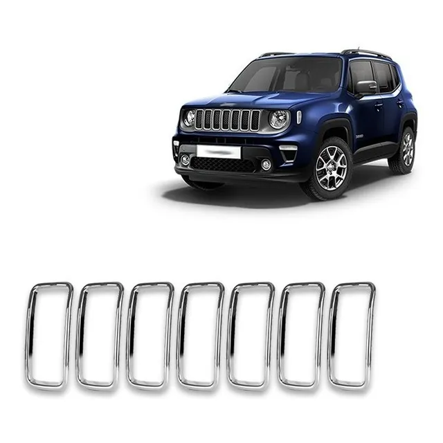Aro Cromado Grade Moldura Jeep Renegade 2018 2019 2020 2021