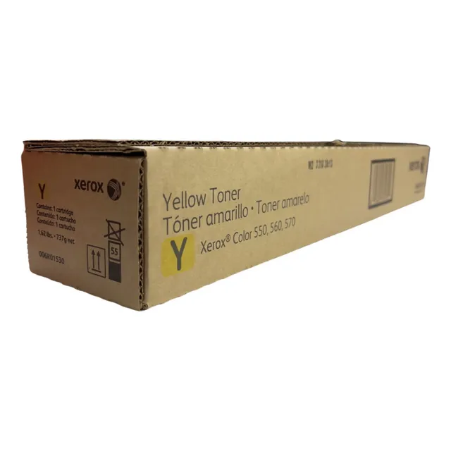 Toner Xerox Original Color Amarillo 550 / 560 / 570 Tinta Amarilla - Alta Capacidad 34,000 Páginas / Código 006R01530 | Cartucho Original Marca Xerox