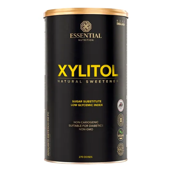 Xylitol Essential Nutrition 900g Adoçante Natural