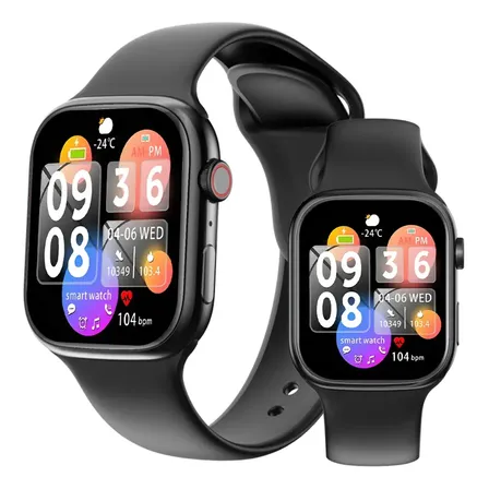 Smartwatch Watch10 Turbo Tela 2.3 2gb+64mb Bluetooth 5.4 Mon Preto Liso