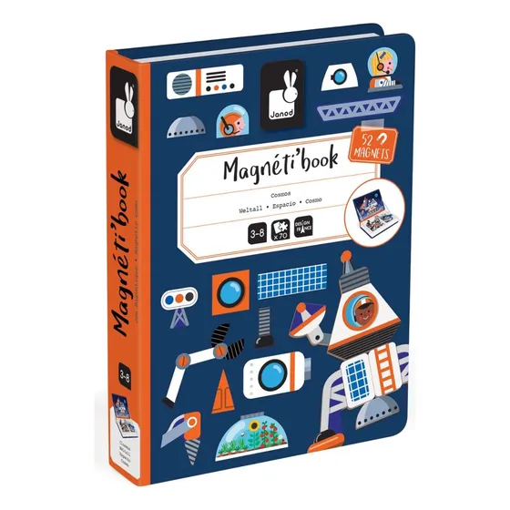 Libro Magnetico. Espacial. Marca Janod