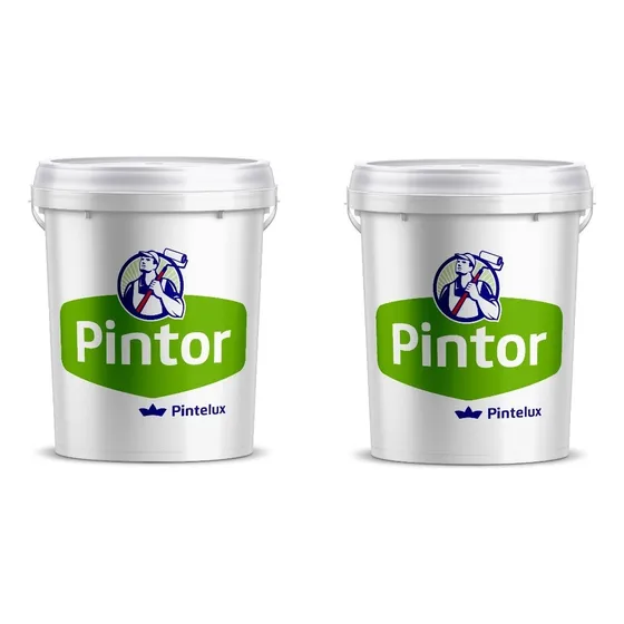 18lt +18lt Pinutra Cielo Rasos Antihongo Profesional Pintor Color Blanco