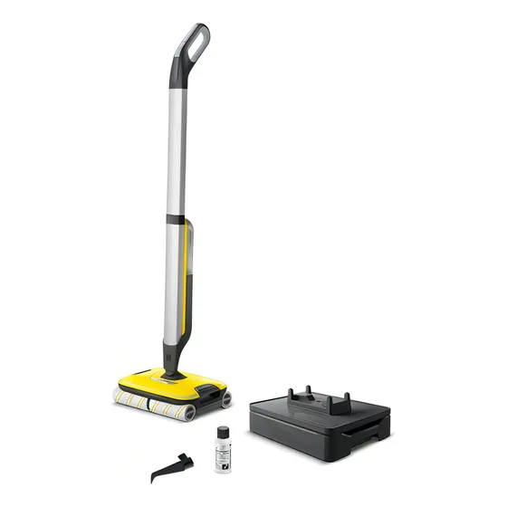 Fregadora De Pisos A Bateria Karcher Fregona Ideal Hogar Color Amarillo