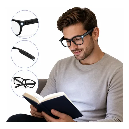 Oculos Inteligente Com Chat Gpt Bluetooth Lanterna Tradudor Preto