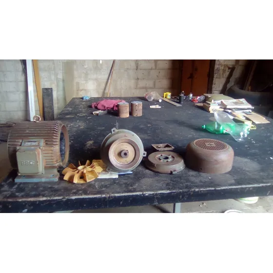 Motor Trifasico De 9hp Para Embobinar