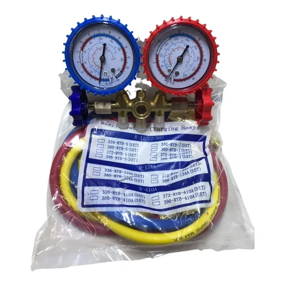 Manifold Bronce Con Protector R12/r22/r502 R134 Ct-536
