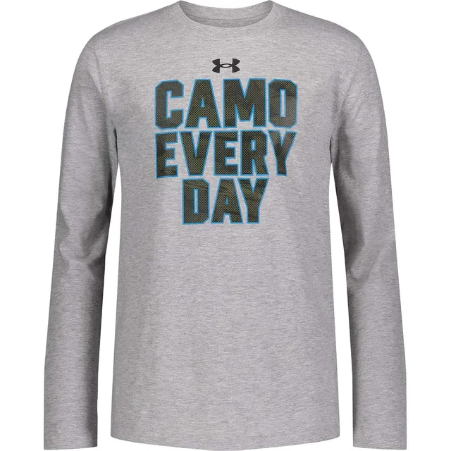 Under Armour Camiseta Manga Larga Para Niño Elegante Cuello