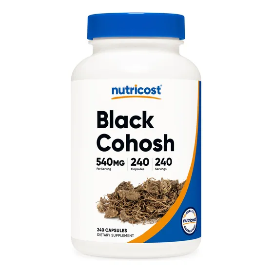 Suplemento Nutricost Black Cohosh 540 Mg 240 Cápsulas