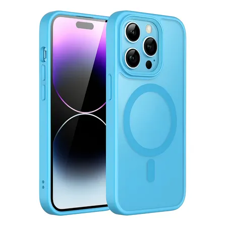 Capinha Fosca Compatível Mag-safe iPhone 11 Ao 17 Pro Max