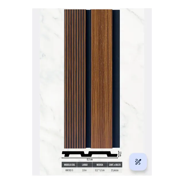 Wall Panel Pvc 2.8mts X 12.2cm X 120cm