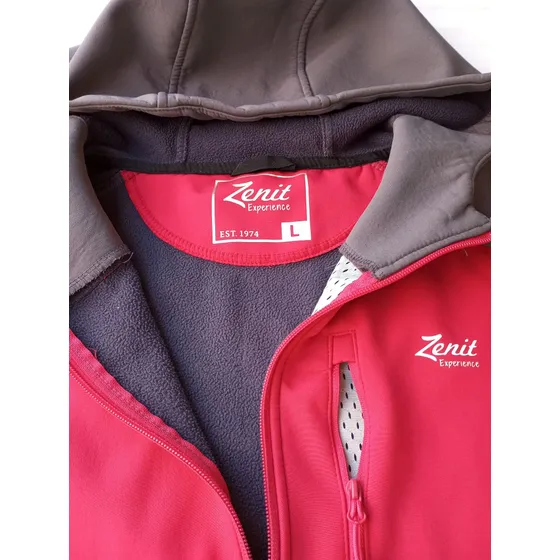 Campera Zenit Original Talle L Con Capucha, Neopreno 