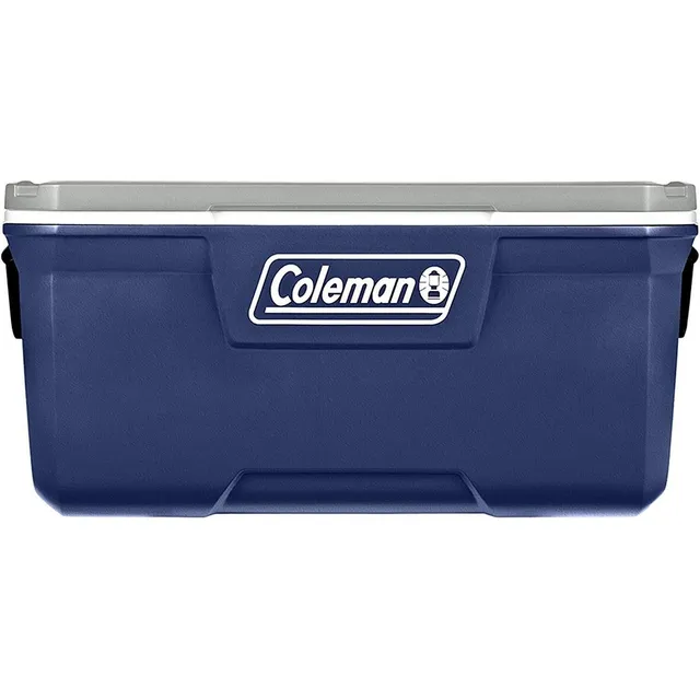 Hielera 120 Qt Azul/tapa Gris Coleman