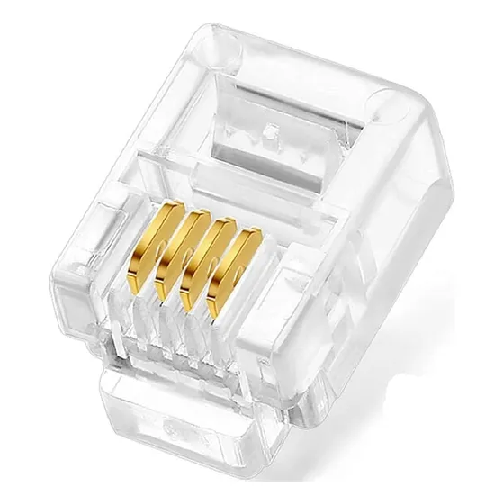 Conector Rj11 Macho 6p4c Pack X10