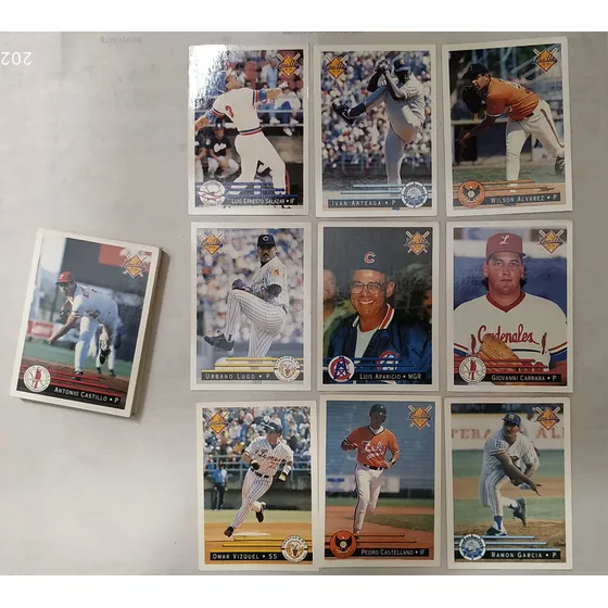 Barajitas De Coleccion Beisbol Venezolano Line-up 93/94