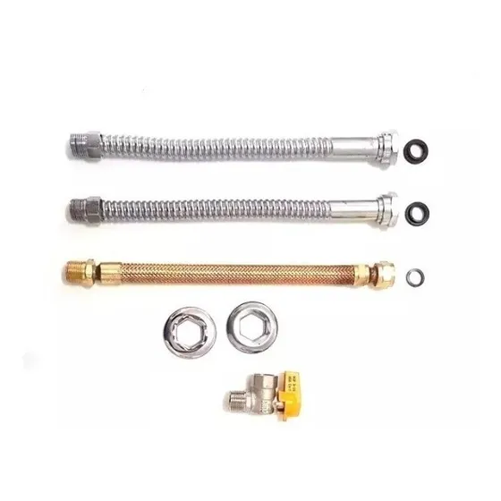 Kit Instalação Aquecedor De Passagem A Gás Normatizado 40cm