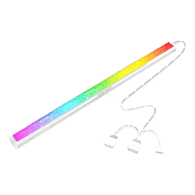 2 Tiras Led Argb Coolmoon De 28cm Magnética Controlables