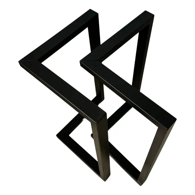 Patas Base De Hierro Para Armar Escritorio Mesa De Living X2