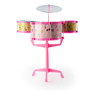 Batería Infantil Drum Set Minnie Disney Instrumento Musical Batería Infantil Drum Set Minnie Disney Instrumento Musical