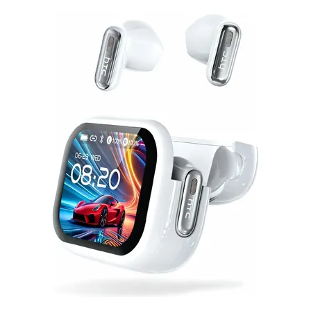 Audífonos In-ear Htc Ne68 Con Estuche Lcd White