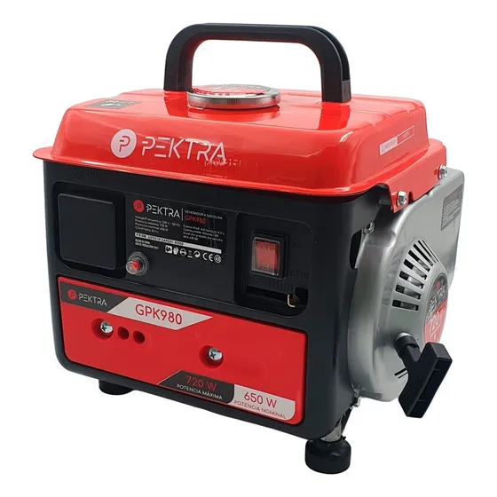 Grupo Electrógeno 720W Pektra 0,72kva 3/4hp 980 Nafta Generador 2T