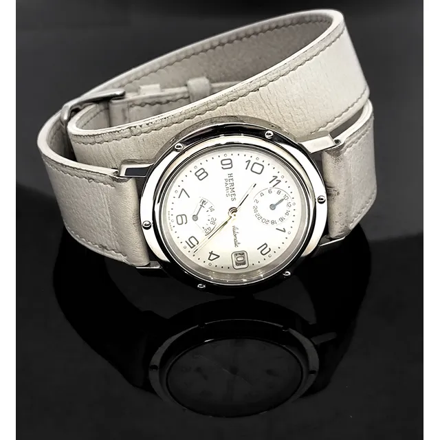 Hermes Clipper Gmt Reserva De Marcha 36mm Caballero