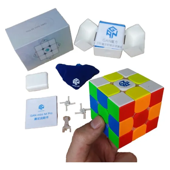 Gan Mini M Pro 53mm Cubo Rubik 3x3 Velocidad Gan 11 Original