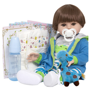 Boneca Cegonha Reborn Dolls Bebé Realista Fred 48cm De Silicone Boneca Cegonha Reborn Dolls Bebé Realista Fred 48cm De Silicone