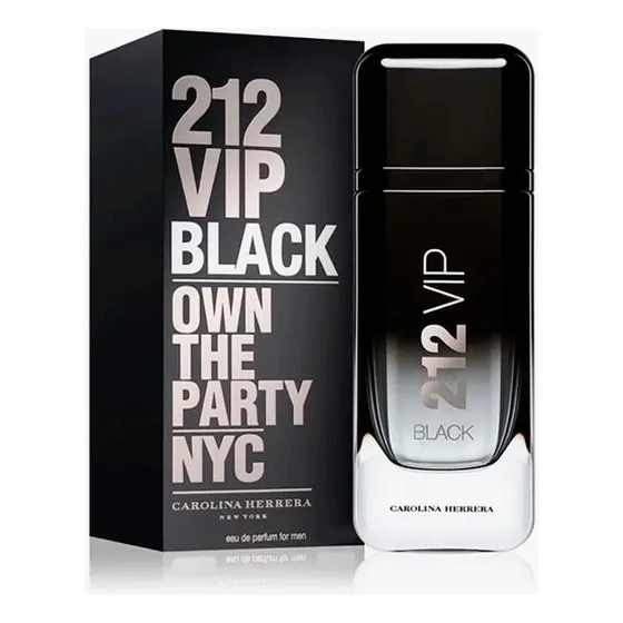 Perfume 212 Vip Black Masculino 100Ml Carolina Herrera