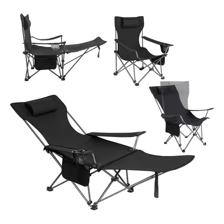 Cadeira Camping Dobrável Pesca Praia Espreguiçadeira Portáti