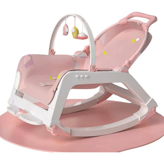 Silla Mecedora Ajustable 2 En 1 Para Bebes Interactiva Silla Mecedora Ajustable 2 En 1 Para Bebes Interactiva