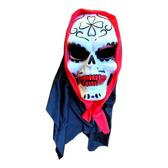 Máscara Esqueleto Halloween Cotillón Activarte Color Catrina